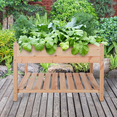 Mesa de Cultivo Elevada en Blanco XXL